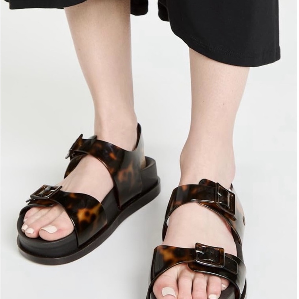 Melissa Tortoiseshell Platform Sandals - image 2